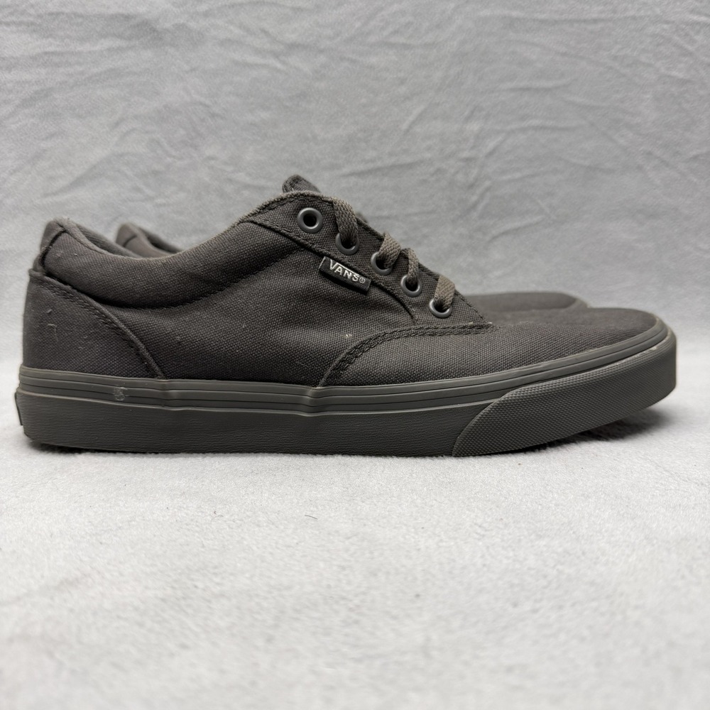 Vans Atwood Shoes Mens Size 8.5 Gray Canvas Low Top‎ Skate Casual Sneakers